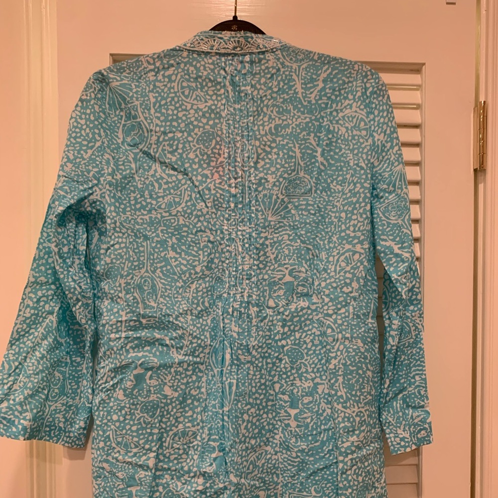 HP🎉 NWT Lilly Pulitzer Sarasota Tunic (“Shorely Blue”) - Picture 10 of 12